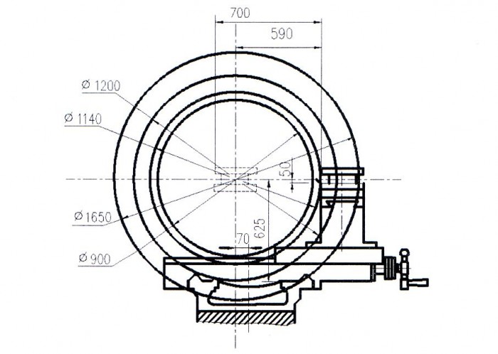 R 600 altezza punte 600 mm lunghezza da 1000 a 16000 mm 